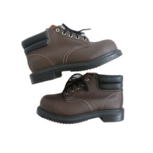 RED WING SHOES SIZE 6 BOYS STEEL TOE WORK BOOTS